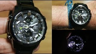 casio edifice ecb 500dc 1a tough solar bluetooth