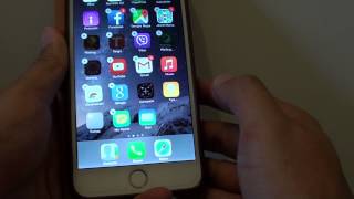 iPhone 6 Plus: How to Change Apps Icon on Home Screen Dock Bar screenshot 5