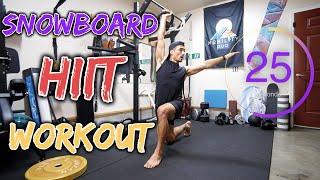 30 Minute Snowboard Workout | Designed By A Doctor of Physical Therapy