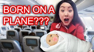 What happens when a baby is born on a plane? ✈️ 👶
