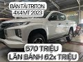 Cận Cảnh Chiếc Bán Tải  Mitsubishi Triton 4x4 MT 2023, Giá Chỉ 570 Triệu [Hotline: 0961.25.77.44]