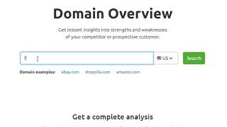 How to analyze Domain with SEMrush | Bulk Domain overview | Competitive research in SEO-2025
