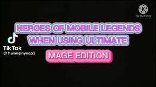 MLBB Hero Voice When Using Ultimate | Mage And Fighter