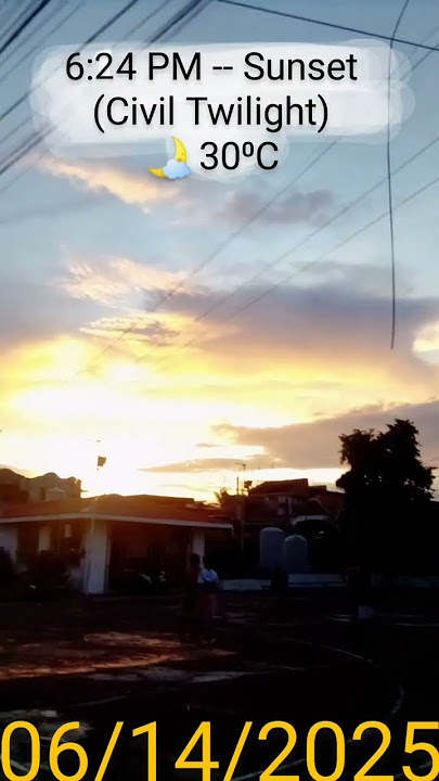 Sunset | June 14,2025 #Batangas, Philippines | #TimelapseShort