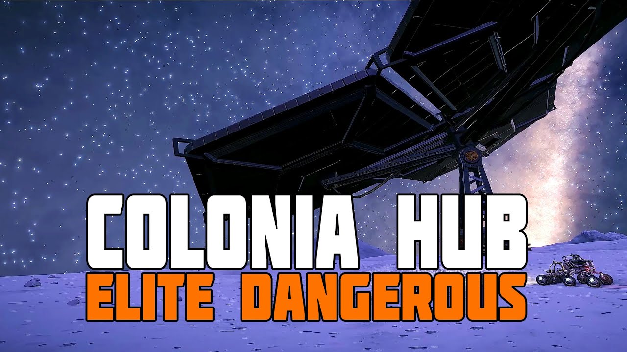 Elite Dangerous Colonia Hub (and a search for Satellites) YouTube