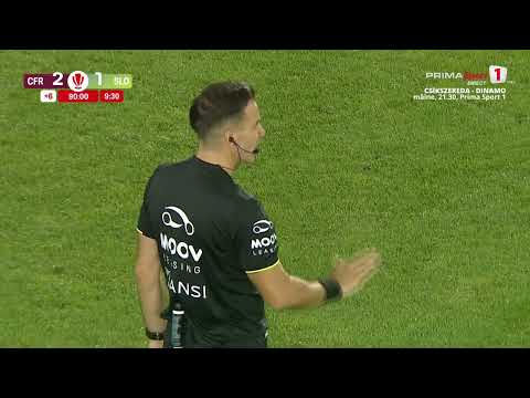 CFR Cluj - Slobozia. PENALTY ANULAT! VAR-ul întoarce decizia din teren