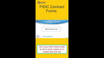 FIDIC CONTRACT FORM to support the EOT Documents