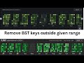 Remove BST Keys Outside Given Range | Recursion | Tree Modifications | GFG