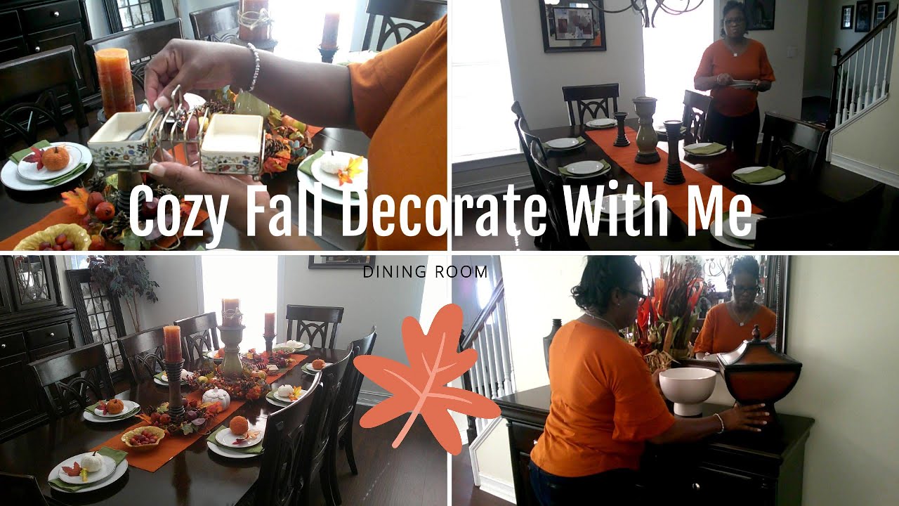 Cozy Fall Dining Room Decorate With Me