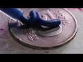 (4K) coin cleaning / coin polishing / 50 won in South Korea (2)