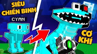 MAZ NÂNG CẤP CYAN RAINBOW FRIEND TRỞ THÀNH SIÊU CHIẾN BINH CƠ KHÍ | Maz Minecraft 😈😀