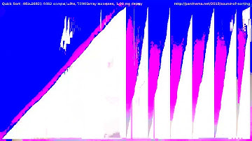 15 sorting algorithms visualized in 5 mins, Moshed &