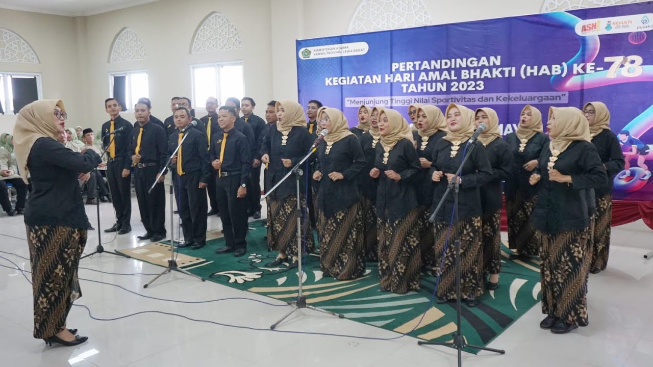JUARA 1 EUIS (LAGU SUNDA) - KEMENAG KAB. CIAMIS || LOMBA PADUAN SUARA KANWIL JABAR HAB KE-78 2023