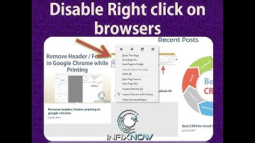 Disable Right Click on browsers