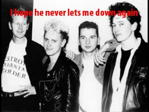 Depeche Mode - Never Let Me Down Again - Lyrics