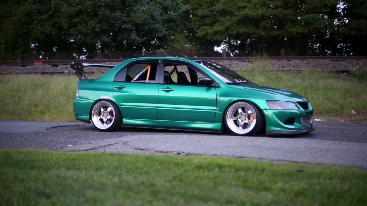 Stanced Mitsubishi Lancer Evolution VI VII VIII IX X (HD) - YouTube