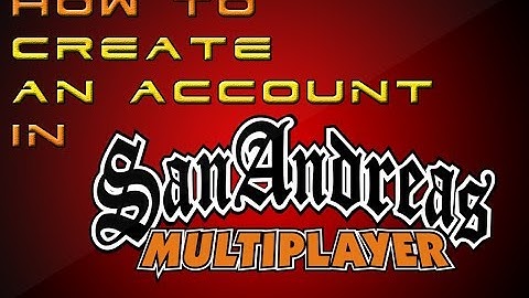 How to create an account in SA-MP