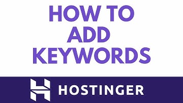 How To Add SEO Keywords In Hostinger Website Builder 2025