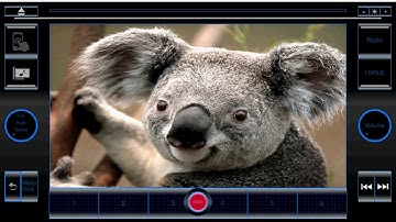 QML - Car infotainment application or HMI or IVI