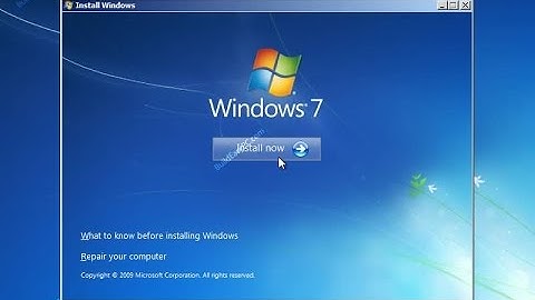 How to format Hard Drive and Reinstall Windows 7 (using DVD)