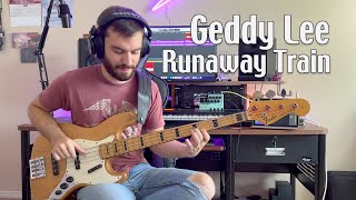 Geddy Lee - Runaway Train - Bass Cover