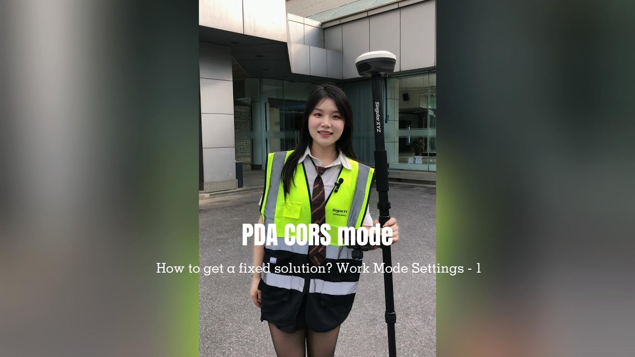 How RTK Works with E1｜Step 3-1 PDA CORS Work Mode.｜E1｜X1｜E1 Lite | E1 Pro｜L1｜O1