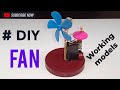 How to make a  DIY fan At Home | DIY Mini Fan Project | DIY Homemade Crafts 
