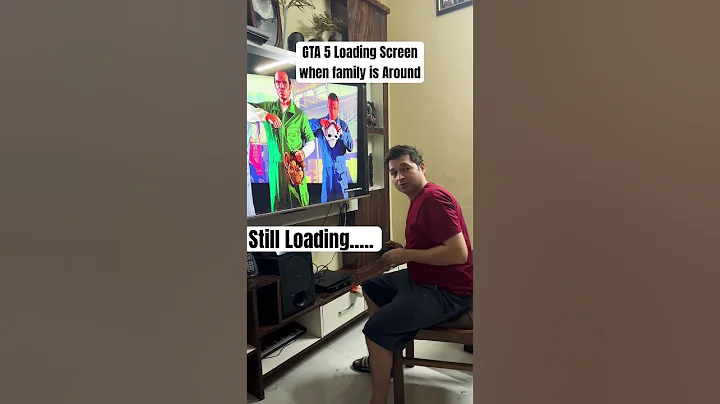 GTA 5 Game Loading when Family is around😂🤣|#comedy #funny #shorts #trending #viral #relatable
