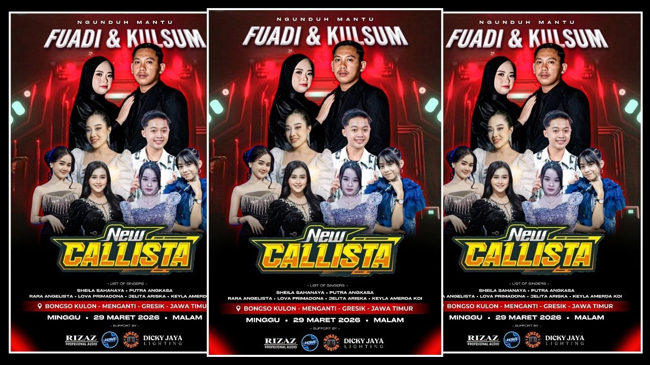 🚦 Live Streaming “ NEW CALLISTA “ Dalam Rangka The Wedding “FUADI ...