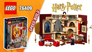 Lego Harry Potter 76409 Gryffindor House Banner Speed Build & Review #lego #legoharrypotter