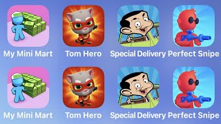 My Mini Mart, Tom Hero, Special Delivery, Perfect Snipe Mobile Game ASMR iOS,Android Gameplay