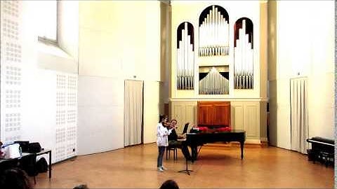 Concertino di Küchler - I e III tempo - Viola Benaglia e il suo papà