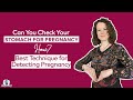 Can you check your stomach for signs of pregnancy