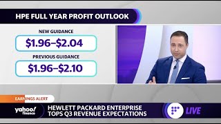 Hewlett Packard Enterprise earnings in line with estimates