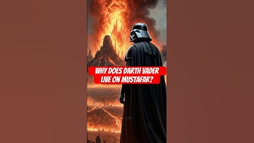 Why does Darth Vader live on Mustafar? #starwars #starwarslore #mustafar #castle #darthvader
