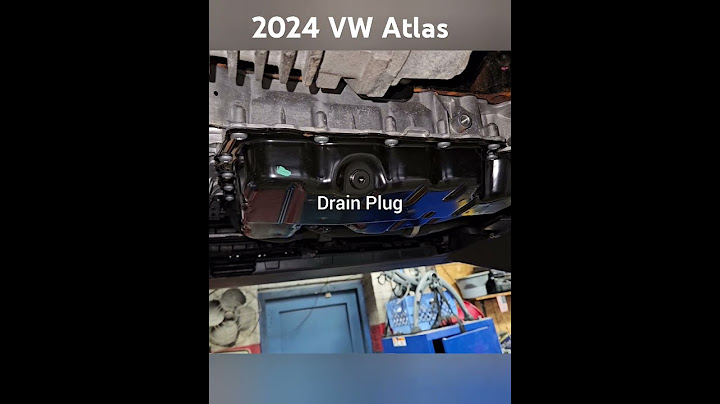 2024 VW Atlas Oil Change - Tools  Needed