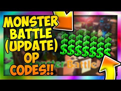 1 New Code Monster Battle Roblox Youtube - codes for monster battle roblox 2019