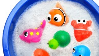Learn Zoo Animal and Sea Animals Names - Shark Video and Toys For Kids