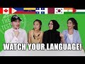 Speaking different languages - Arabic, Korean, Hindi, Pinoy, and more!