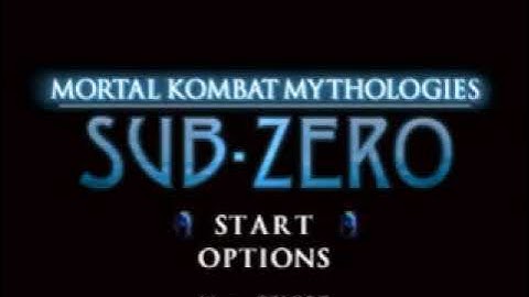 Mortal Kombat Mythologies   Sub Zero USA - Playstation (PS1/PSX)