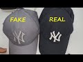 New York Yankees Cap real vs fake review. How to spot fake new era MLB hat