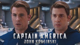 John Krasinski Is Captain America Deepfake