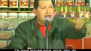 Hugo Chavez maldice a Israel‬
