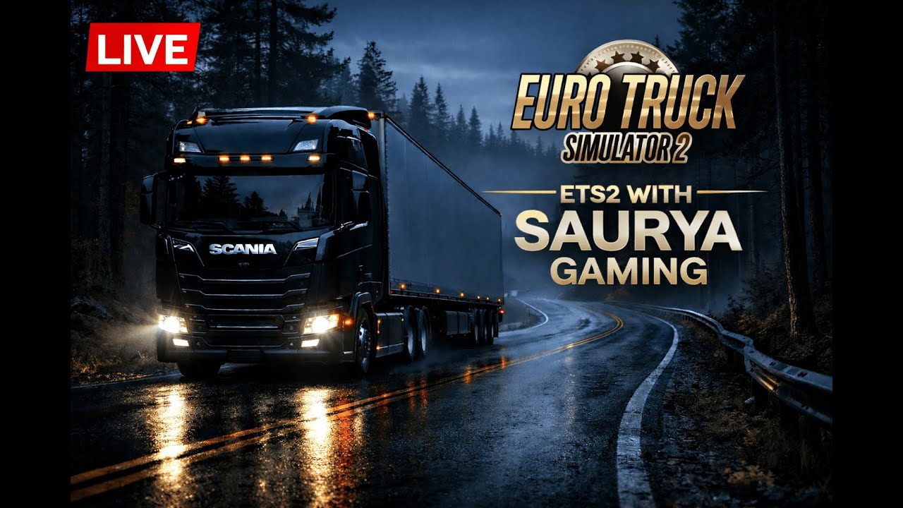 SMOTH ROAD & RELAX DRIVE   || ETS 2 ||  SauryAGaMing
