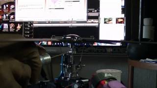 Huey uh1 copter x 4 blade rotor head maiden test hover