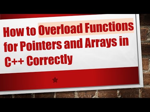 How to Overload