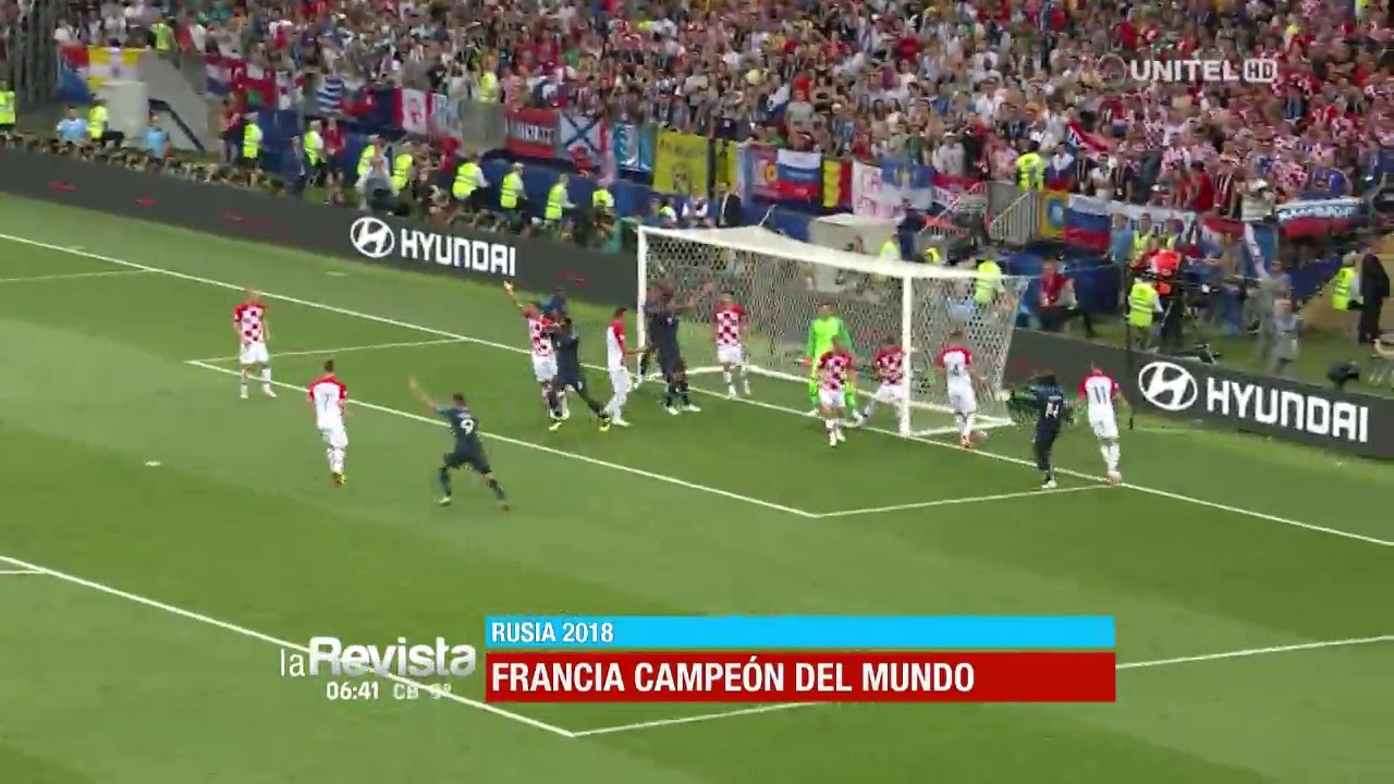 Final Mundial 2018 Francia 4 2 Croacia Youtube