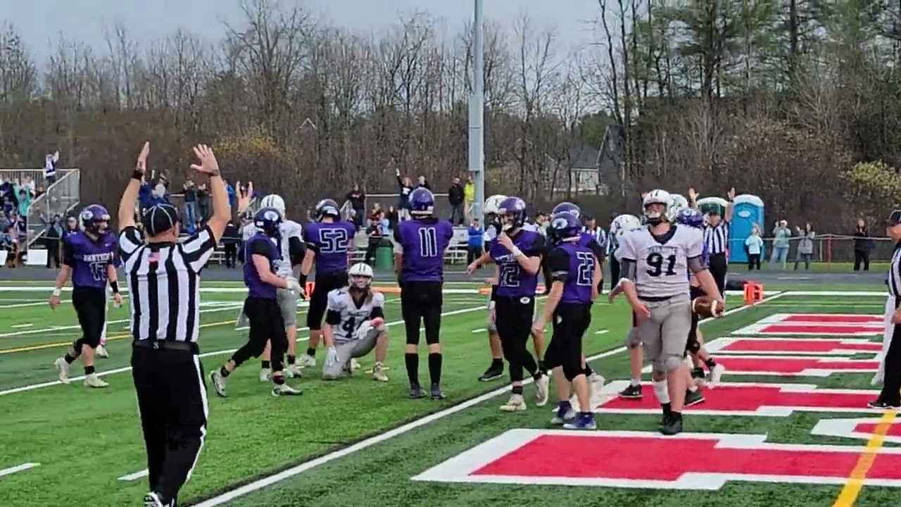 Spencer Labrecque puts Yarmouth ahead before the half in the state title game with Waterville