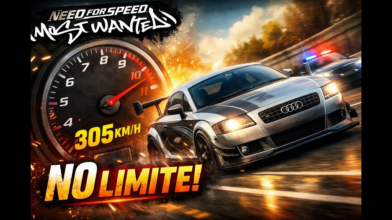 Audi TT no LIMITE no Most Wanted! 🚀💨