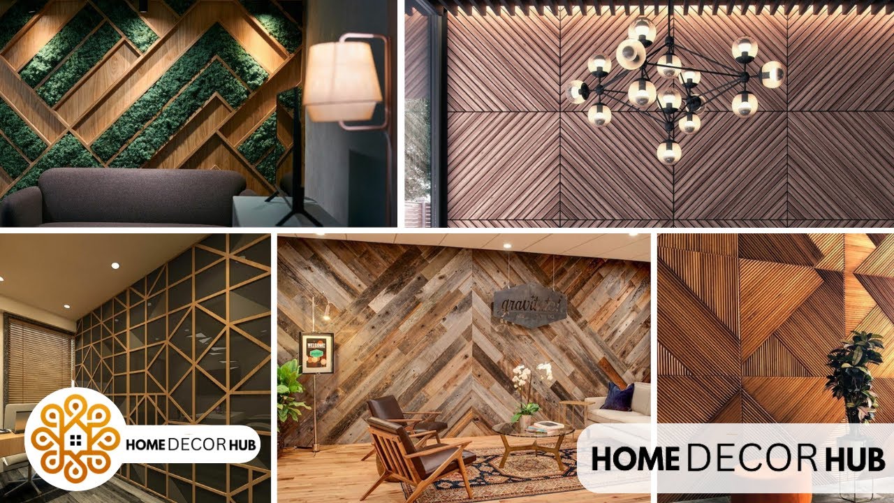 Modern Wooden Wall Paneling For Living Room | Living Room Decor | Practical Home Decor | Decor